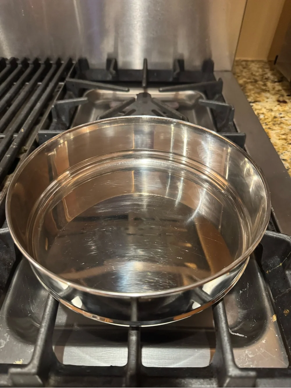 Simply Calphalon Stainless Steel Insert Pan with Clear Glass Lid (7.5” x 2”)